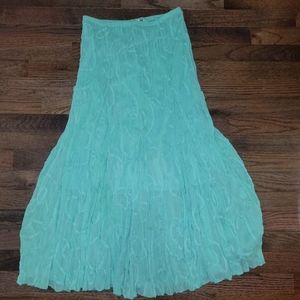 Rafael petite teal mermaid skirt. Perfect condition.